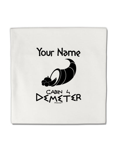 Personalized Cabin 4 Demeter Micro Fleece 14&#x22;x14&#x22; Pillow Sham-Pillow Sham-TooLoud-White-Davson Sales