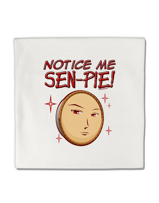 Notice Me Sen-pie Micro Fleece 14&#x22;x14&#x22; Pillow Sham-Pillow Sham-TooLoud-White-Davson Sales