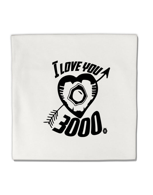 TooLoud I Love You 3000 Micro Fleece 14"x14" Pillow Sham-ThrowPillowCovers-TooLoud-Davson Sales
