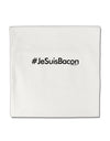 Hashtag JeSuisBacon Micro Fleece 14&#x22;x14&#x22; Pillow Sham-Pillow Sham-TooLoud-White-Davson Sales