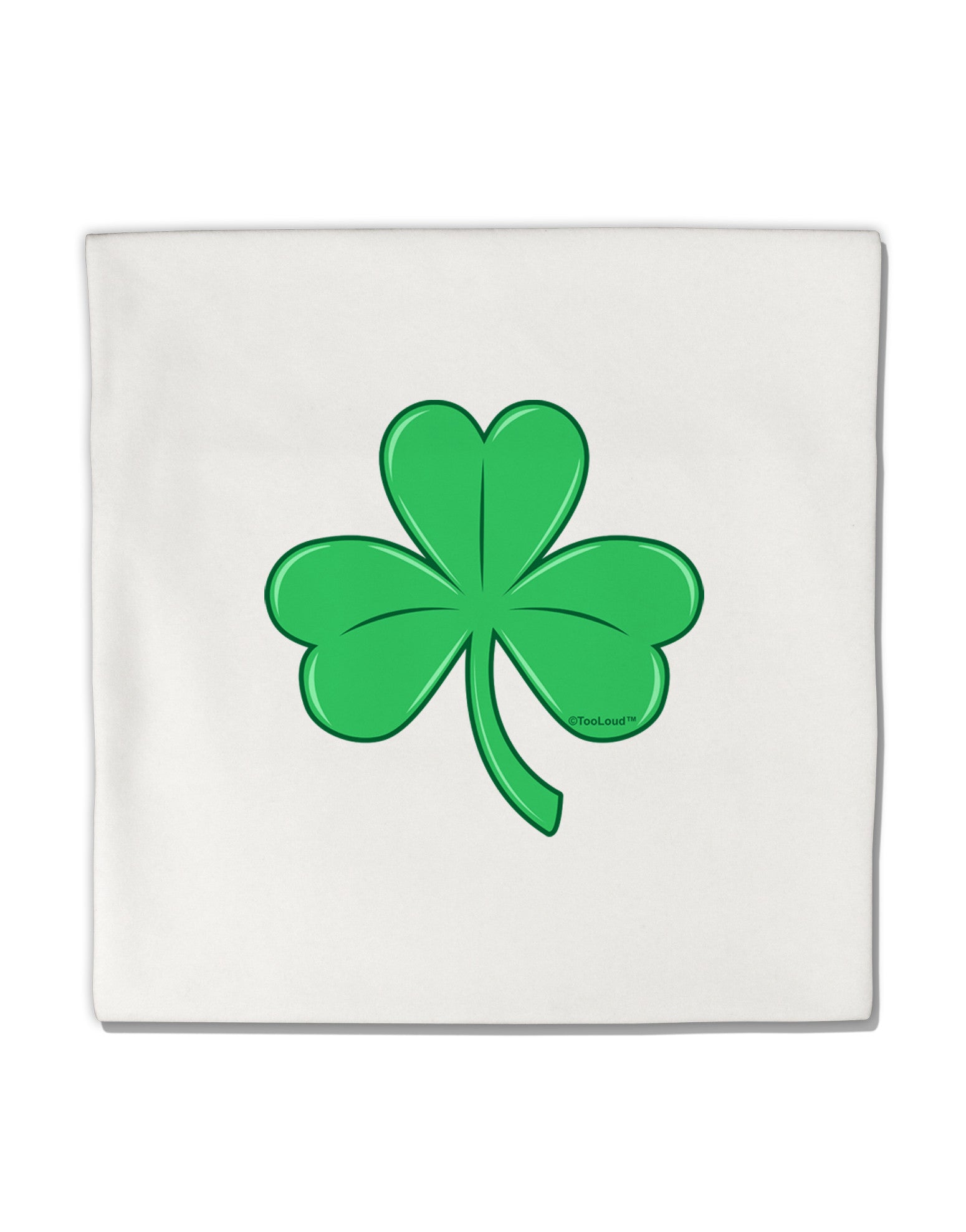 Shamrock Vector Design Micro Fleece 14"x14" Pillow Sham by TooLoud-Pillow Sham-TooLoud-White-Davson Sales