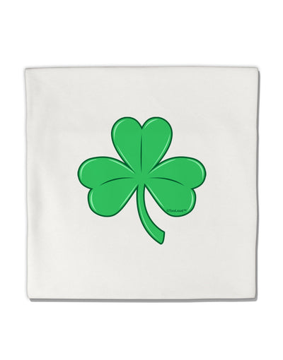 Shamrock Vector Design Micro Fleece 14&#x22;x14&#x22; Pillow Sham by TooLoud-Pillow Sham-TooLoud-White-Davson Sales