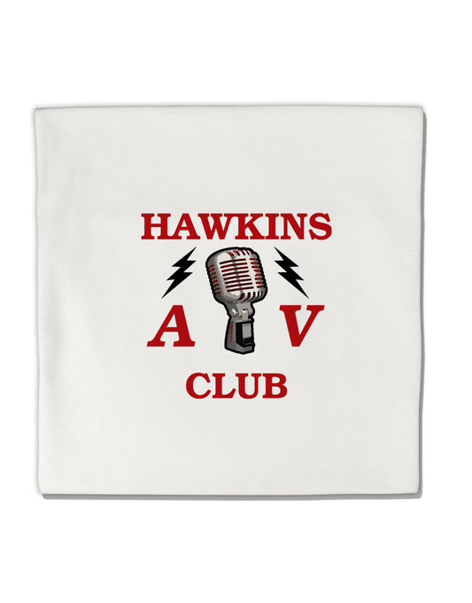 Hawkins AV Club Micro Fleece 14&#x22;x14&#x22; Pillow Sham by TooLoud-Pillow Sham-TooLoud-White-Davson Sales
