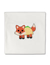 Cute Taco Fox Micro Fleece 14&#x22;x14&#x22; Pillow Sham-Pillow Sham-TooLoud-White-Davson Sales