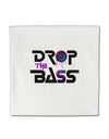 Drop The Bass - Drips Speaker Micro Fleece 14&#x22;x14&#x22; Pillow Sham-Pillow Sham-TooLoud-White-Davson Sales