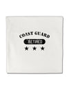 Retired Coast Guard Micro Fleece 14&#x22;x14&#x22; Pillow Sham by TooLoud-Pillow Sham-TooLoud-White-Davson Sales