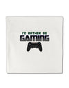 I'd Rather Be Gaming Micro Fleece 14&#x22;x14&#x22; Pillow Sham-Pillow Sham-TooLoud-White-Davson Sales