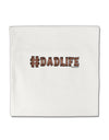 Hashtag Dadlife Micro Fleece 14&#x22;x14&#x22; Pillow Sham by TooLoud-Pillow Sham-TooLoud-White-Davson Sales