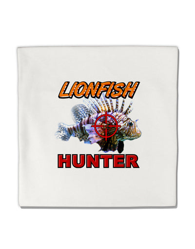 Lionfish Hunter Micro Fleece 14&#x22;x14&#x22; Pillow Sham-Pillow Sham-TooLoud-White-Davson Sales