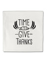 TooLoud Time to Give Thanks Micro Fleece 14 Inch x 14 Inch Pillow Sham-ThrowPillowCovers-TooLoud-Davson Sales