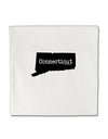 Connecticut - United States Shape Micro Fleece 14&#x22;x14&#x22; Pillow Sham-Pillow Sham-TooLoud-White-Davson Sales