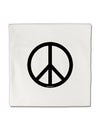 Peace Sign Symbol Micro Fleece 14&#x22;x14&#x22; Pillow Sham-Pillow Sham-TooLoud-White-Davson Sales