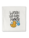 TooLoud Wash your Damn Hands Micro Fleece 14 Inch x 14 Inch Pillow Sha