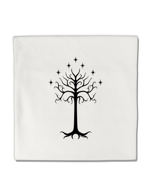 The Royal White Tree Micro Fleece 14&#x22;x14&#x22; Pillow Sham by TooLoud-Pillow Sham-TooLoud-White-Davson Sales