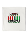 Happy Kwanzaa Candles Micro Fleece 14&#x22;x14&#x22; Pillow Sham-Pillow Sham-TooLoud-White-Davson Sales