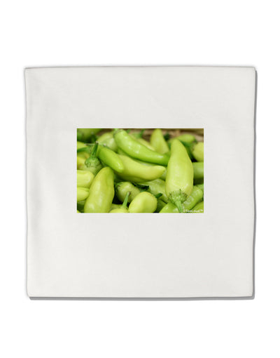 Buy Local - Jalapenos Micro Fleece 14&#x22;x14&#x22; Pillow Sham-Pillow Sham-TooLoud-White-Davson Sales