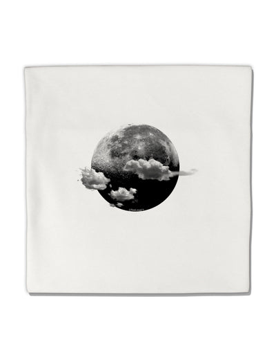 Moon Dream Earth Micro Fleece 14&#x22;x14&#x22; Pillow Sham-Pillow Sham-TooLoud-White-Davson Sales