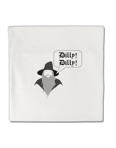 Wizard Dilly Dilly Micro Fleece 14&#x22;x14&#x22; Pillow Sham by TooLoud-TooLoud-White-Davson Sales