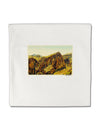 Arizona Mountains Watercolor Micro Fleece 14&#x22;x14&#x22; Pillow Sham-Pillow Sham-TooLoud-White-Davson Sales