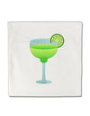 Green Margarita with Lime - Cinco de Mayo Micro Fleece 14&#x22;x14&#x22; Pillow Sham by TooLoud-Pillow Sham-TooLoud-White-Davson Sales