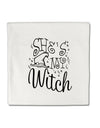 TooLoud She's My Witch Micro Fleece 14 Inch x 14 Inch Pillow Sham-ThrowPillowCovers-TooLoud-Davson Sales