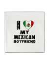 I Heart My Mexican Boyfriend Micro Fleece 14&#x22;x14&#x22; Pillow Sham by TooLoud