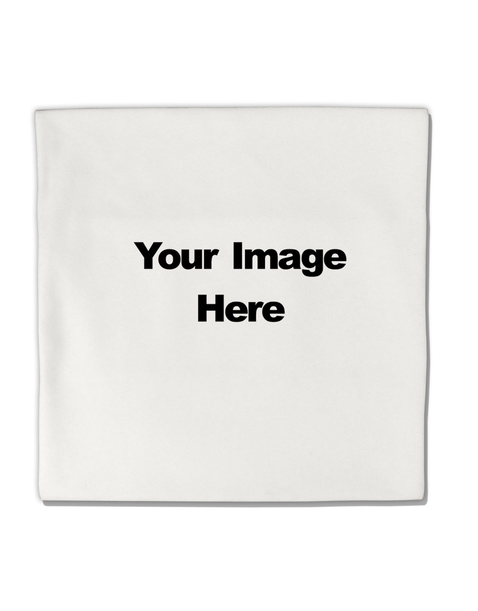 Custom Personalized Image and Text Micro Fleece 14x 14 Pillow Sham-Pillow Sham-TooLoud-White-Davson Sales