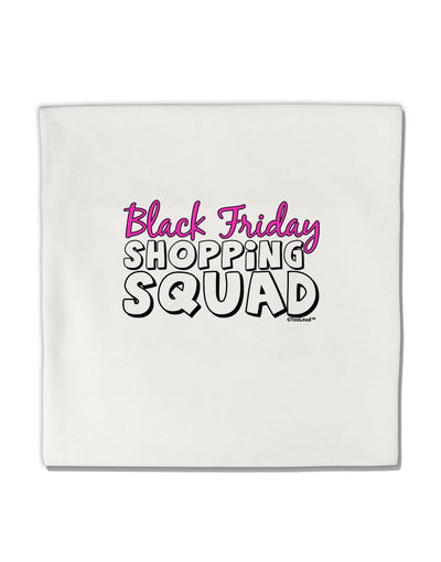 Black Friday Shopping Squad Micro Fleece 14&#x22;x14&#x22; Pillow Sham-Pillow Sham-TooLoud-White-Davson Sales