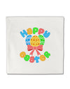 Happy Easter Easter Eggs Micro Fleece 14&#x22;x14&#x22; Pillow Sham by TooLoud-Pillow Sham-TooLoud-White-Davson Sales