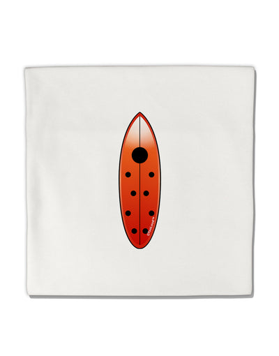 Ladybug Surfboard Micro Fleece 14&#x22;x14&#x22; Pillow Sham by TooLoud-Pillow Sham-TooLoud-White-Davson Sales