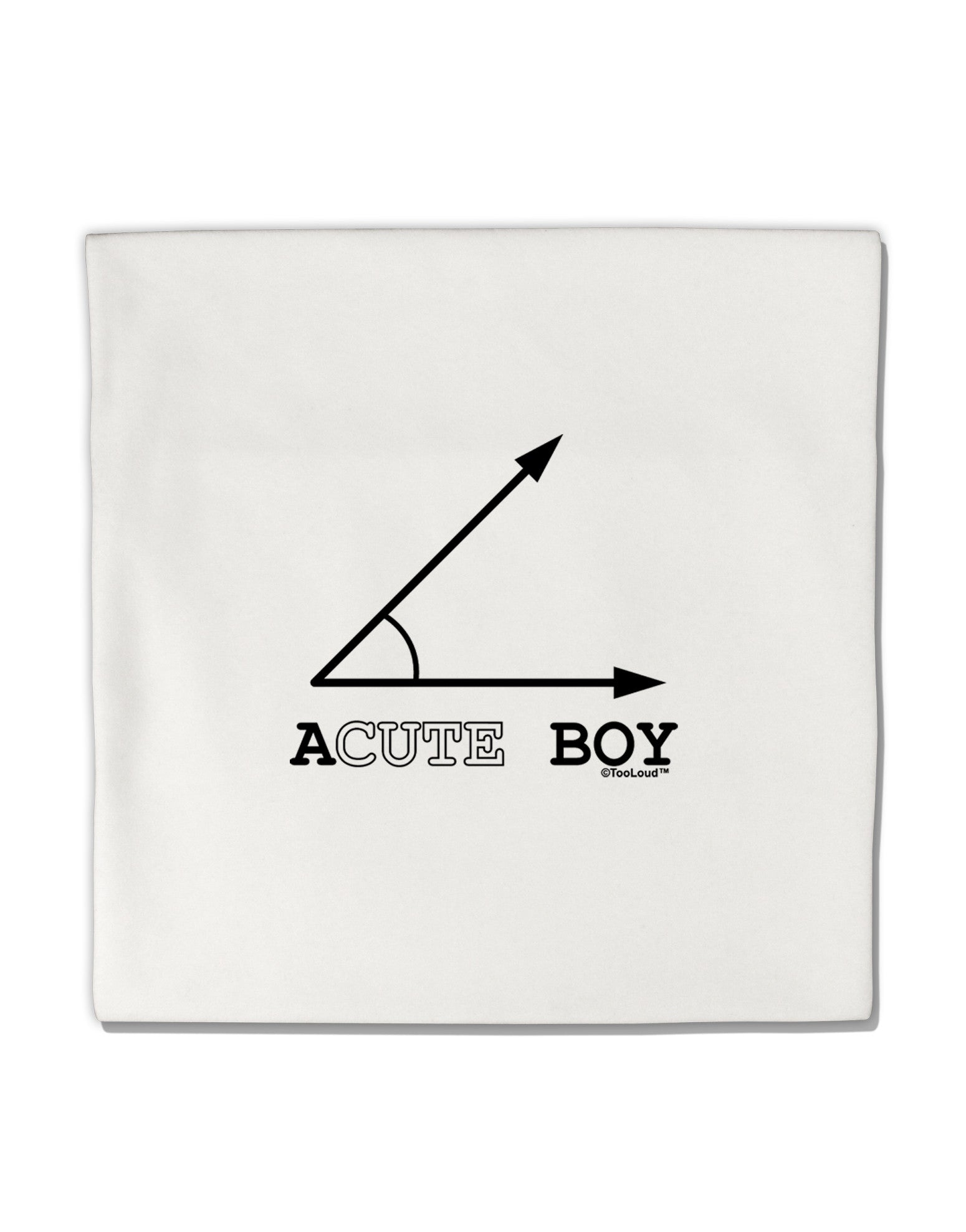 Acute Boy Micro Fleece 14&#x22;x14&#x22; Pillow Sham-Pillow Sham-TooLoud-White-Davson Sales