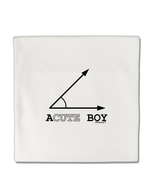 Acute Boy Micro Fleece 14&#x22;x14&#x22; Pillow Sham-Pillow Sham-TooLoud-White-Davson Sales