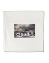 Rainbow in Cloud M Angelou Micro Fleece 14&#x22;x14&#x22; Pillow Sham by TooLoud-Pillow Sham-TooLoud-White-Davson Sales