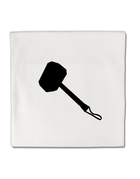 Thors Hammer Nordic Runes Lucky Odin Mjolnir Valhalla Micro Fleece 14&#x22;x14&#x22; Pillow Sham by TooLoud-TooLoud-White-Davson Sales