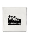 Florida Love - Palm Trees Cutout Design Micro Fleece 14&#x22;x14&#x22; Pillow Sham by TooLoud-Pillow Sham-TooLoud-White-Davson Sales