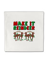 Make It Reindeer Micro Fleece 14&#x22;x14&#x22; Pillow Sham-Pillow Sham-TooLoud-White-Davson Sales