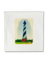 Watercolor Lighthouse 1 Micro Fleece 14&#x22;x14&#x22; Pillow Sham-Pillow Sham-TooLoud-White-Davson Sales