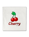 Cherry Text Micro Fleece 14&#x22;x14&#x22; Pillow Sham-Pillow Sham-TooLoud-White-Davson Sales