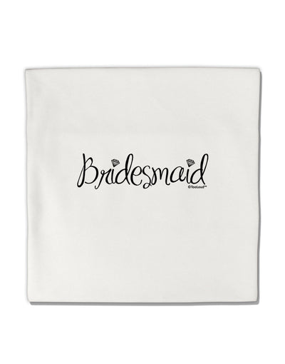 Bridesmaid Design - Diamonds Micro Fleece 14&#x22;x14&#x22; Pillow Sham-Pillow Sham-TooLoud-White-Davson Sales