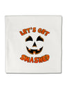 Let's Get Smashed Pumpkin Micro Fleece 14&#x22;x14&#x22; Pillow Sham by TooLoud-Pillow Sham-TooLoud-White-Davson Sales