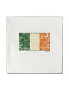 Distressed Irish Flag - Flag of Ireland Micro Fleece 14&#x22;x14&#x22; Pillow Sham-Pillow Sham-TooLoud-White-Davson Sales