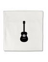 Acoustic Guitar Cool Musician Micro Fleece 14&#x22;x14&#x22; Pillow Sham by TooLoud-Pillow Sham-TooLoud-White-Davson Sales