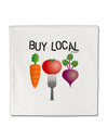 Buy Local - Vegetables Design Micro Fleece 14&#x22;x14&#x22; Pillow Sham-Pillow Sham-TooLoud-White-Davson Sales