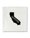 California - United States Shape Micro Fleece 14&#x22;x14&#x22; Pillow Sham-Pillow Sham-TooLoud-White-Davson Sales