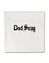 Dad Swag Text Micro Fleece 14&#x22;x14&#x22; Pillow Sham by TooLoud-Pillow Sham-TooLoud-White-Davson Sales