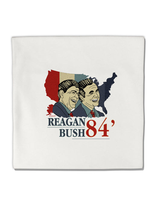 TooLoud REAGAN BUSH 84 Micro Fleece 14 Inch x 14 Inch Pillow Sham-ThrowPillowCovers-TooLoud-Davson Sales