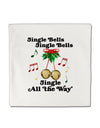 Jingle Bells All the way Micro Fleece 14&#x22;x14&#x22; Pillow Sham-Pillow Sham-TooLoud-White-Davson Sales