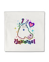 I love Unicorns Micro Fleece 14&#x22;x14&#x22; Pillow Sham-Pillow Sham-TooLoud-White-Davson Sales