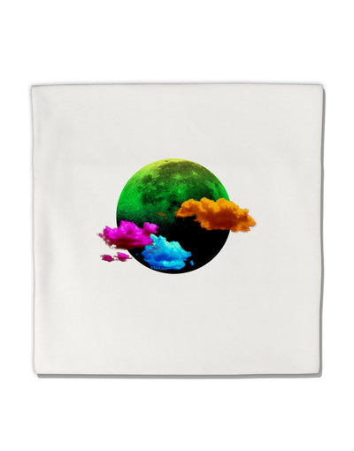 Moon Dream Hallucination Micro Fleece 14&#x22;x14&#x22; Pillow Sham-Pillow Sham-TooLoud-White-Davson Sales