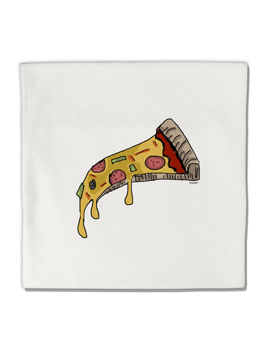 TooLoud Pizza Slice Micro Fleece 14 Inch x 14 Inch Pillow Sham-ThrowPillowCovers-TooLoud-Davson Sales